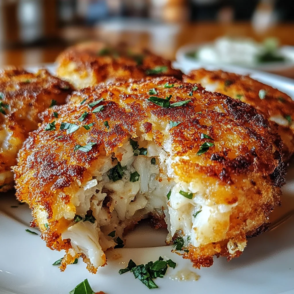 Golden Crispy Crab Cakes