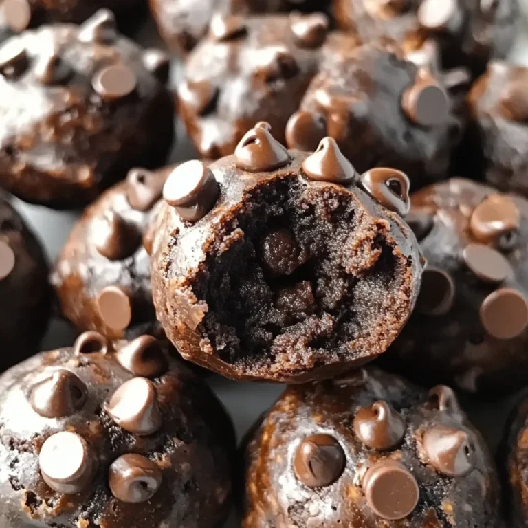 No-Bake Cottage Cheese Brownie Batter Protein Bites
