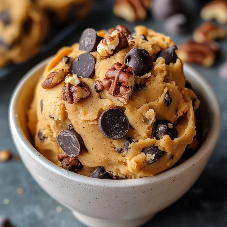 Pumpkin Spice Chocolate Chip Cookie Dough