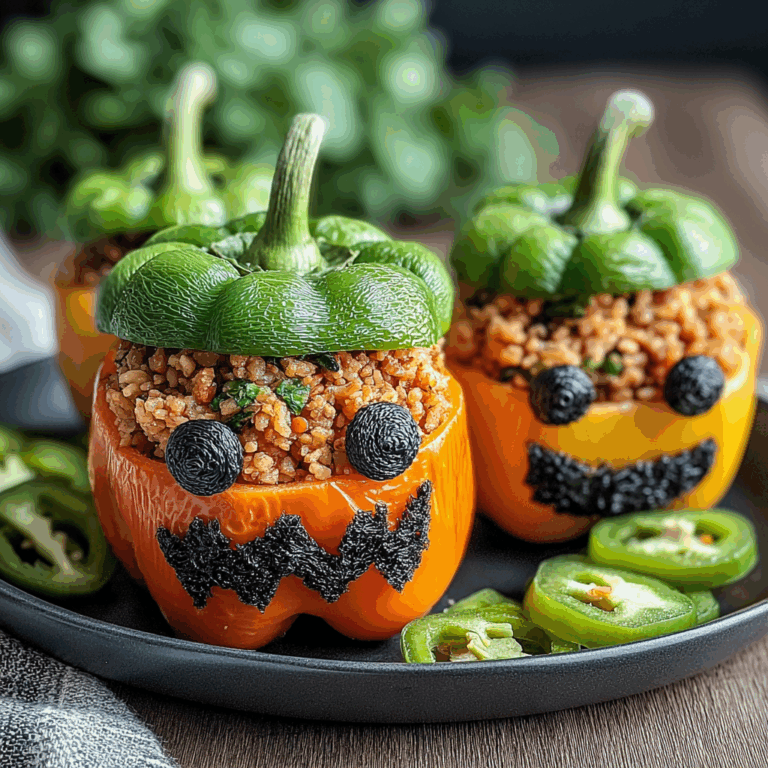 Oogie Boogie Stuffed Peppers