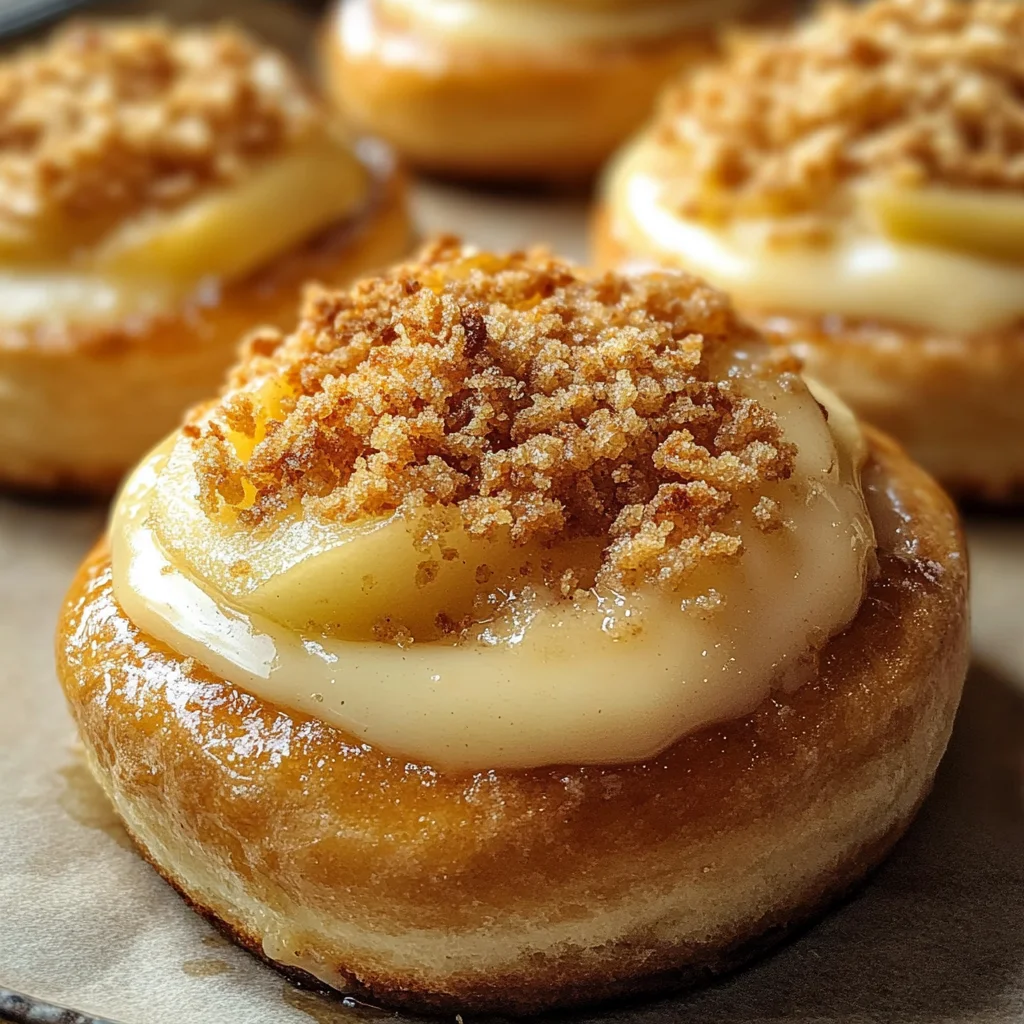 Apple Cheesecake Buns Delight