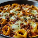 Beefy Tortellini Bake