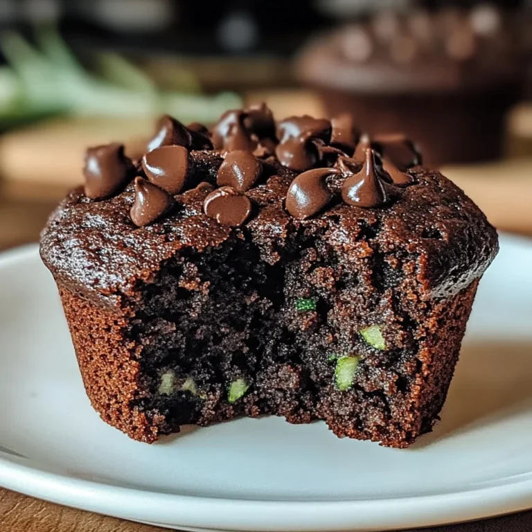Chocolate Zucchini Muffins