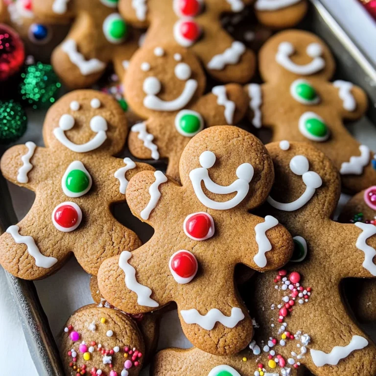 Chubby Gingerbread Man Cookies