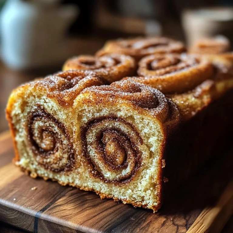 Deliciously Easy Cinnamon Donut Loaf