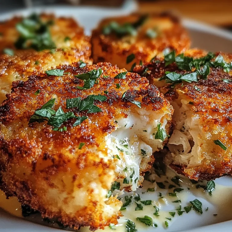 Golden Crispy Crab Cakes
