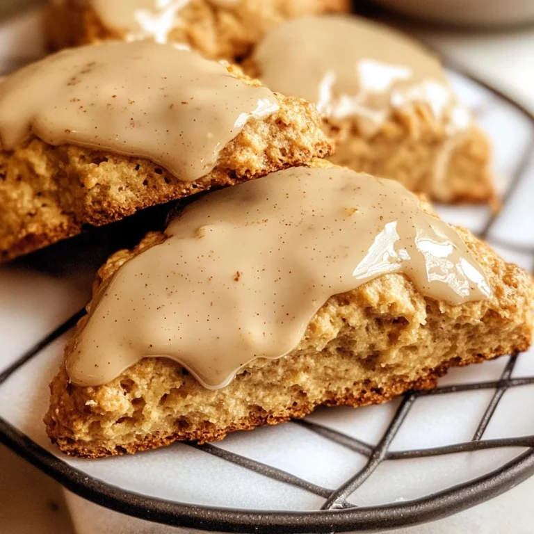 Homemade Chai Scones with Maple Chai Glaze