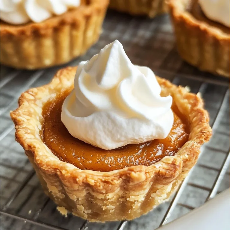 Mini Pumpkin Pies