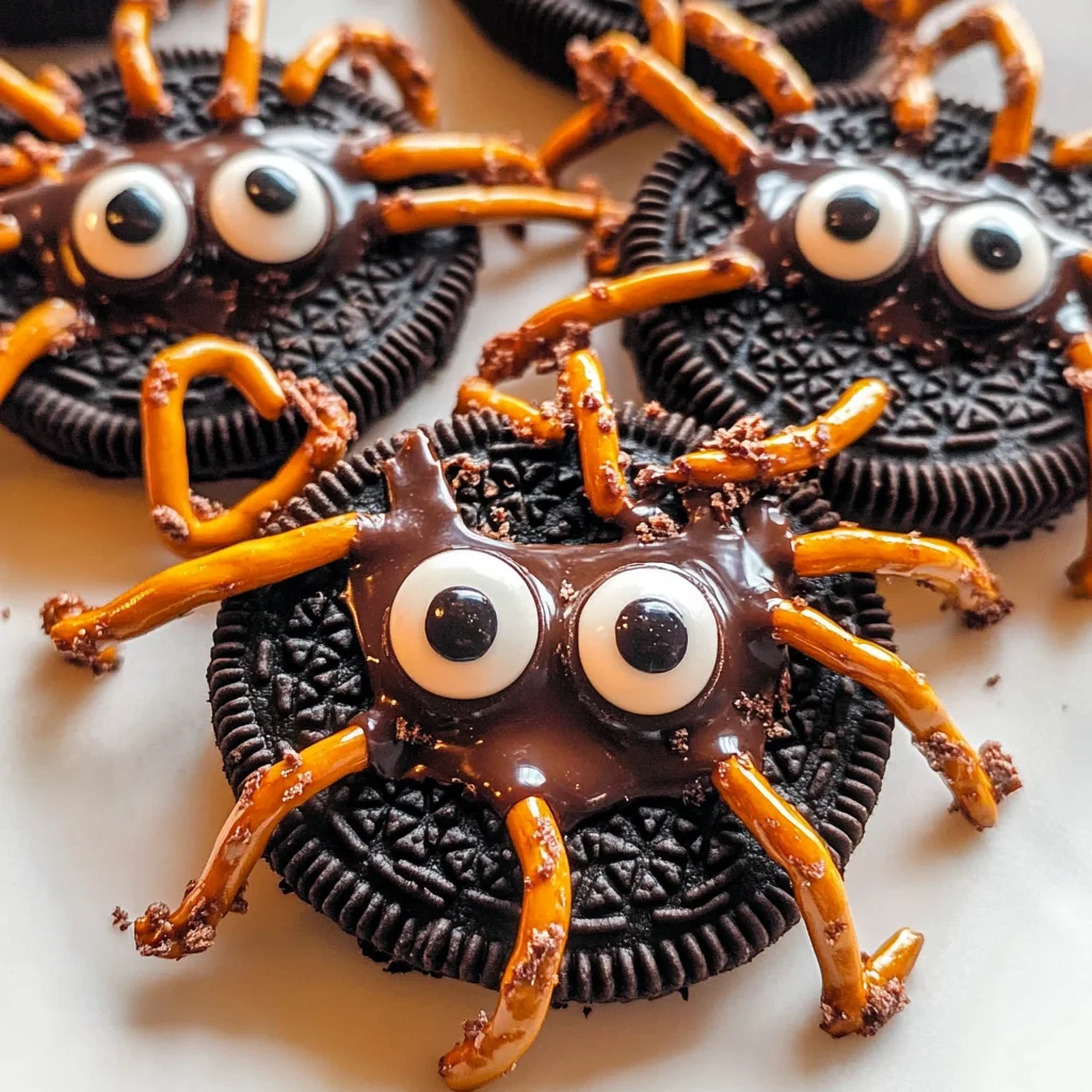 Oreo Spider Halloween Cookies