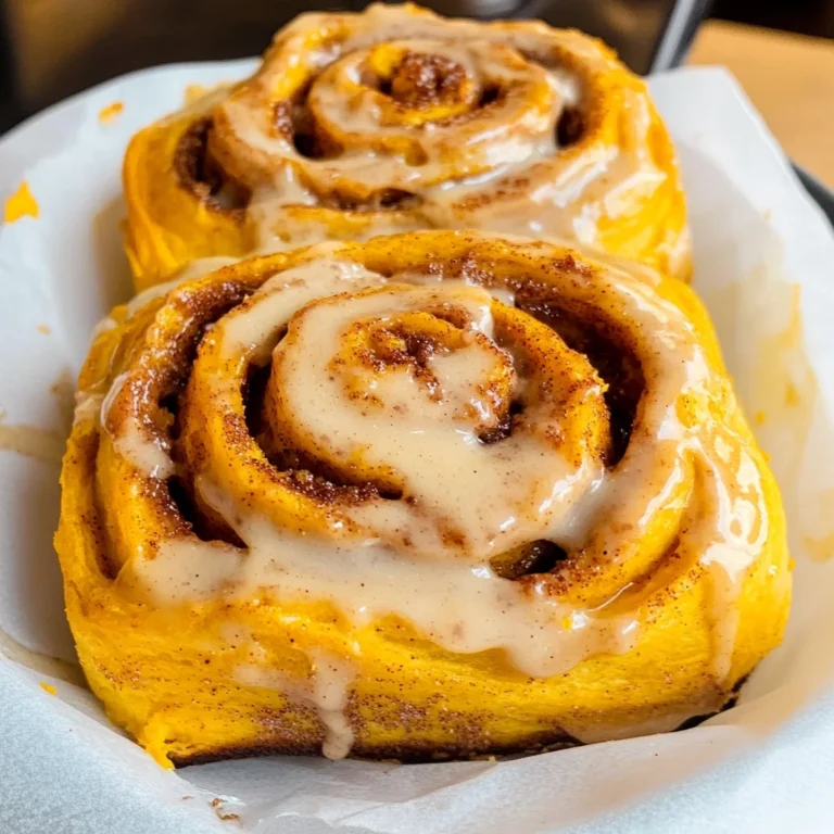 Pumpkin Cinnamon Rolls