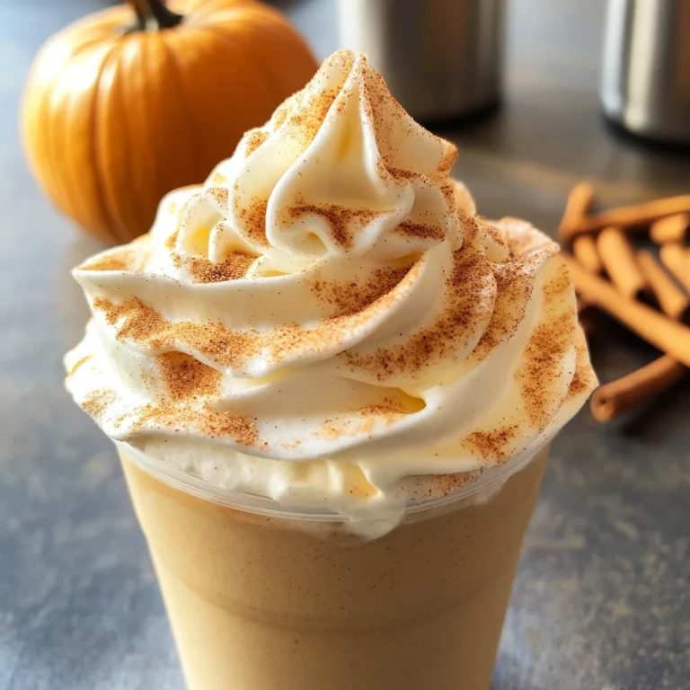 Starbucks Pumpkin Spice Whipped Cream
