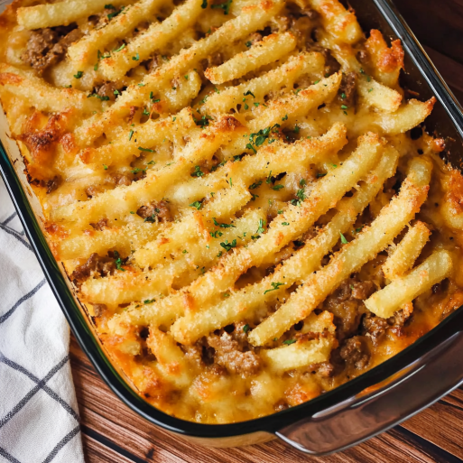 French Fry Beef Casserole
